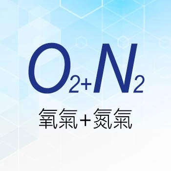 氧氣+氮氣 O₂+N₂